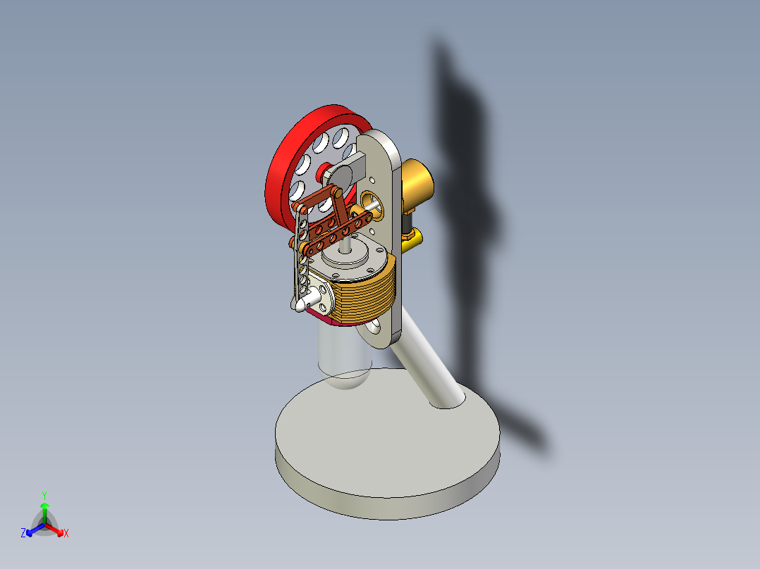 发动机 (126)正等轴测图