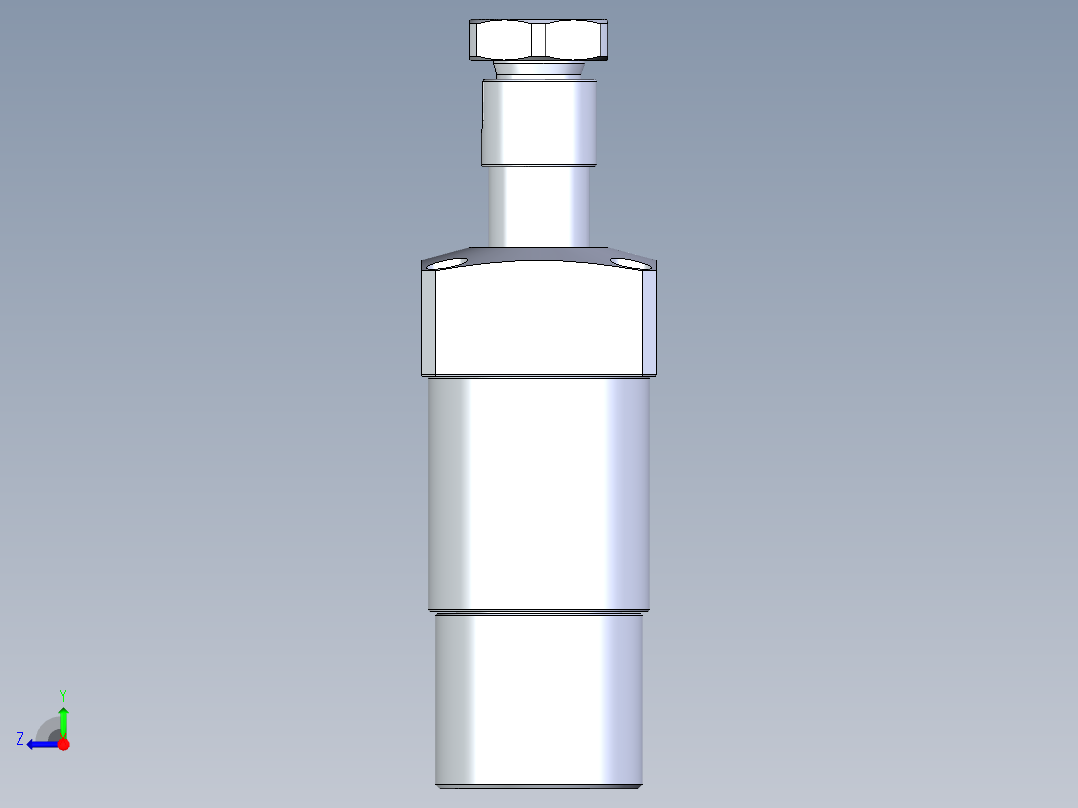 KOSMEKLHA0480-CRN多系列多零件图纸模型右视图