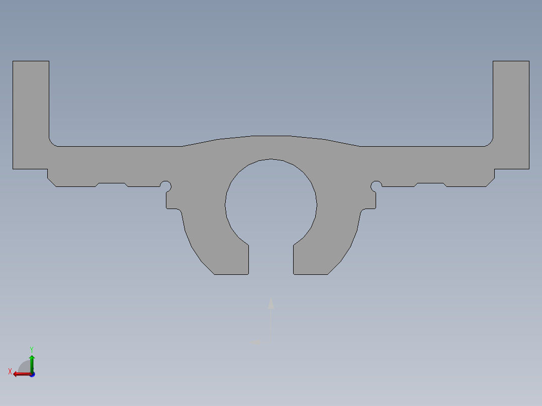 直线模组LHA22-2设计图纸后视图