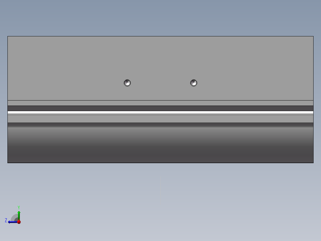 直线模组LHA22-2设计图纸右视图