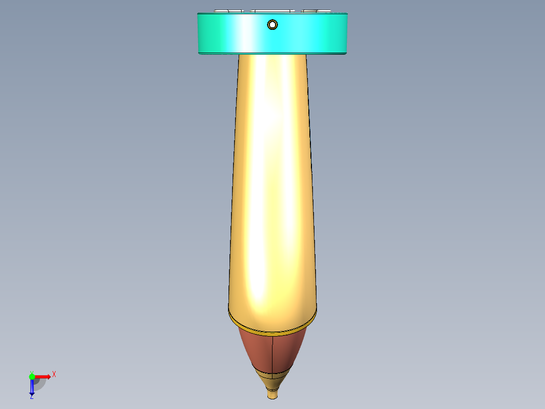 吸鼻器洗鼻器结构设计俯视图