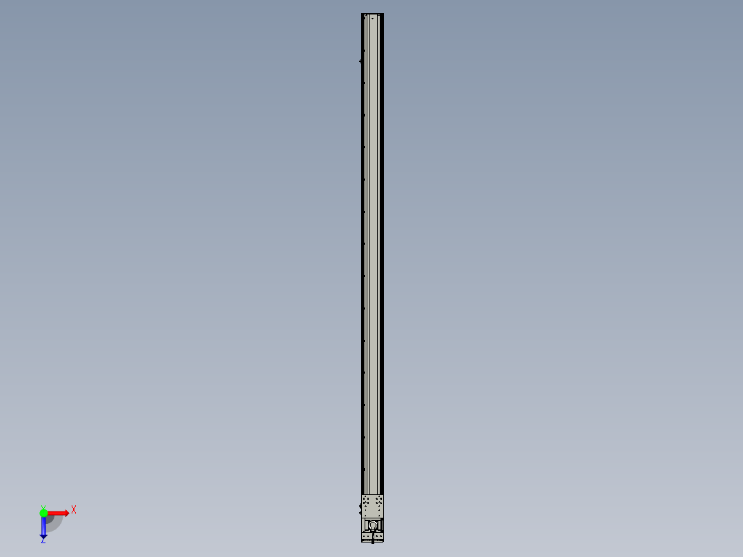 东锦齿条传动DH136G-S2950-BU-减速机+P400W俯视图