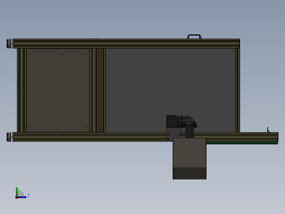 泵体组装拧螺丝机左视图