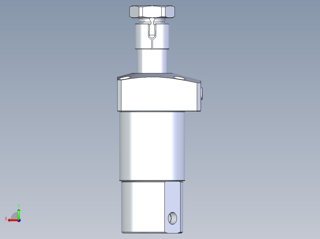 KOSMEKLHA0480-GLN多系列多零件图纸模型后视图