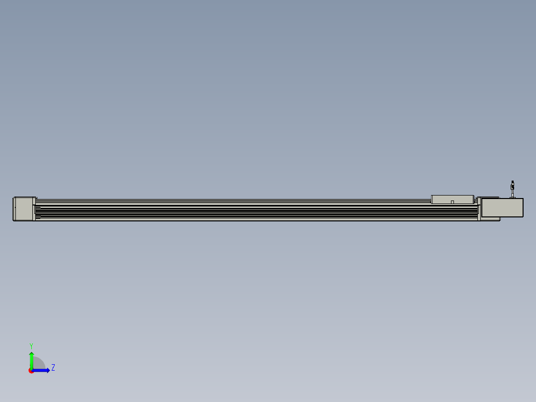 威洛博直线电机模组EB16-L208-S1950-BR-ZP75-MS3-5K左视图