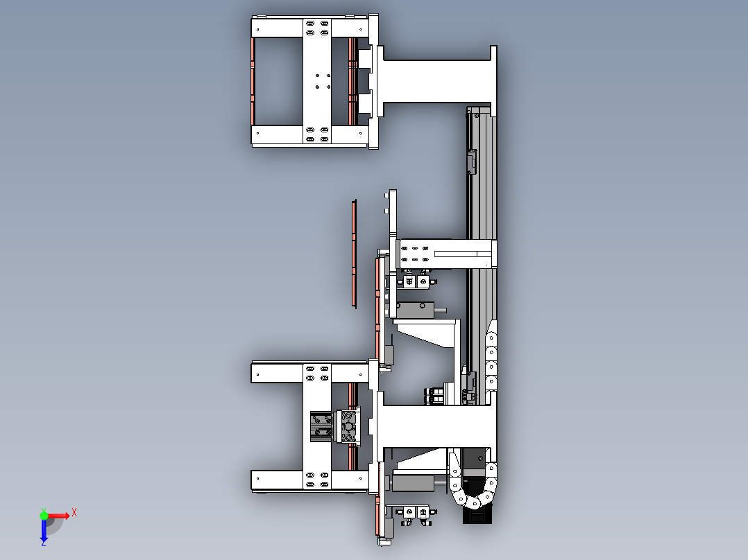 1.收放料盘机构A 切换盘仅需1s俯视图