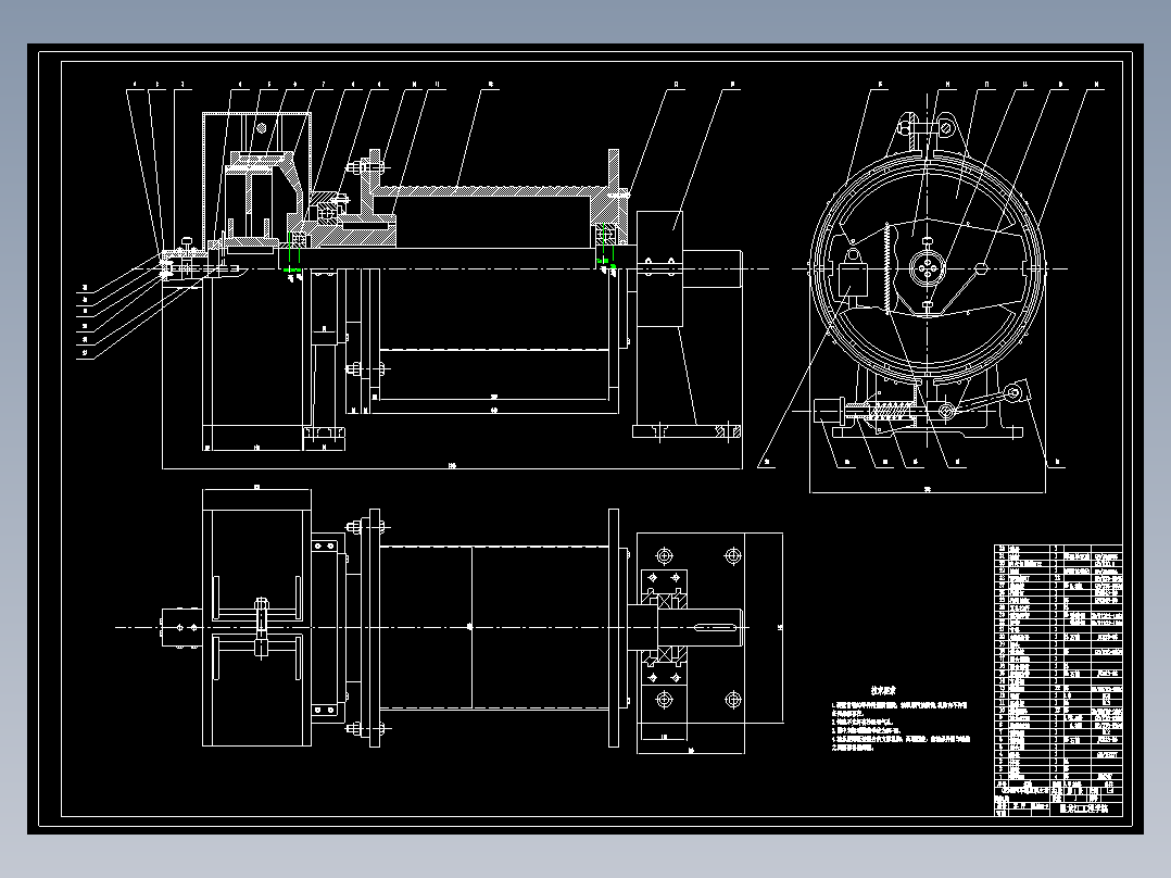 QC048-QY20B汽车起重机卷筒机构及其液压系统设计汽车类设计[全套CAD和文档]