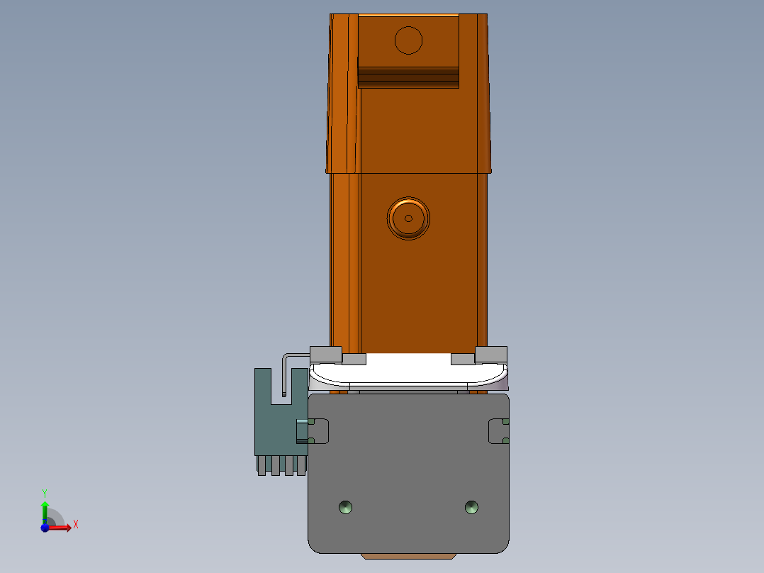 MTB同步带半封闭MTB5-40-BW-M100W 前视图