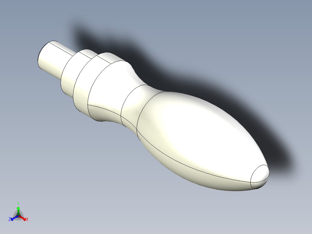 把手(迴轉)2446-3D多系列多零件图纸模型