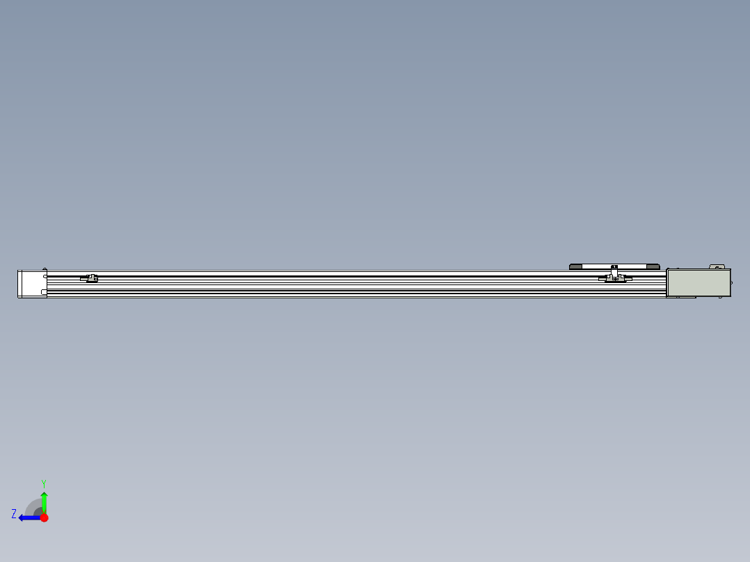 同步带滑台-欧规BC6H-L60-S1200-R-ZP40-D3右视图