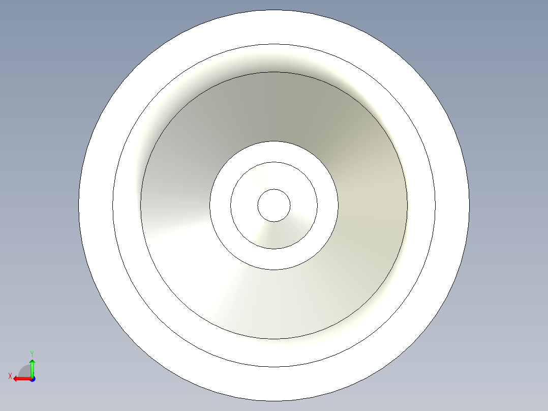 喇叭調整腳座5546-3D多系列多零件图纸模型后视图