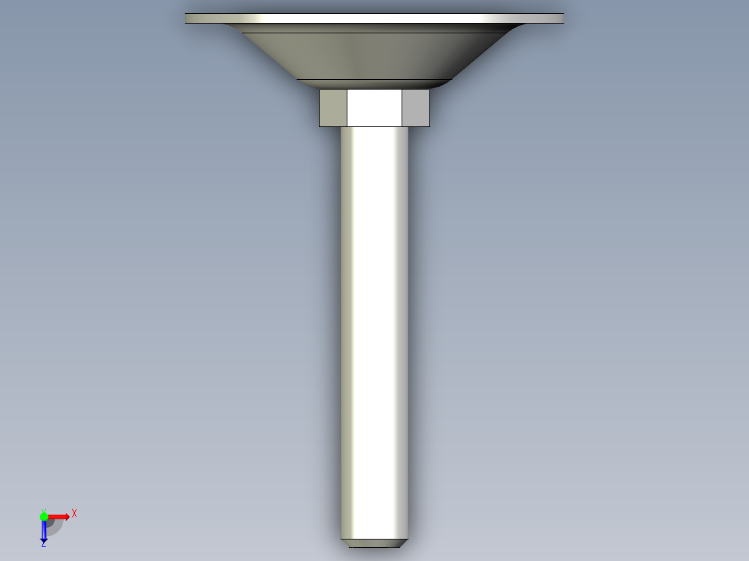 喇叭調整腳座5546-3D多系列多零件图纸模型俯视图