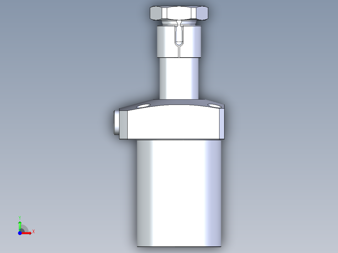 KOSMEKLHA0650-CR-Q20多系列多零件图纸模型前视图