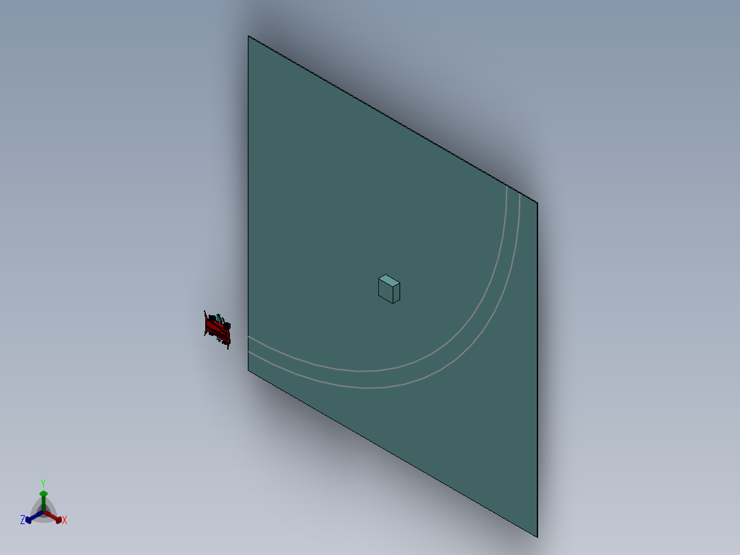 W050-玻璃清洁机器人结构设计含三维SW模型==446173==520ku正等轴测图