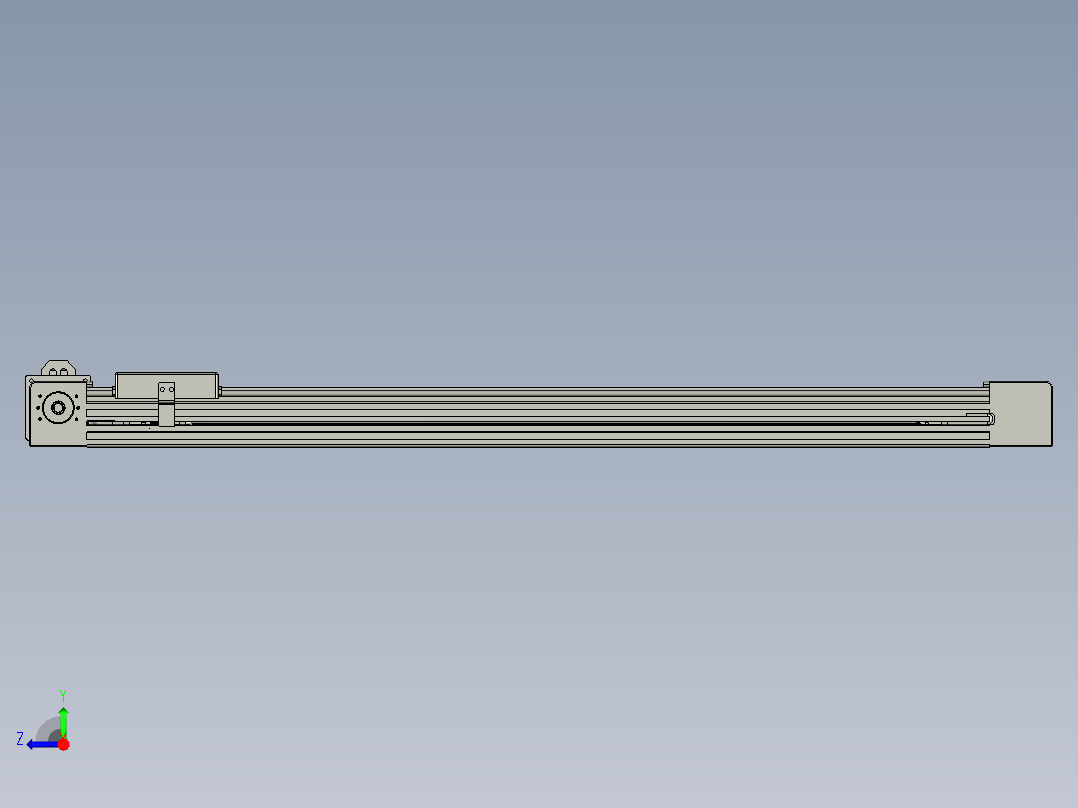 威洛博直线电机模组EB4-L80-S650-R-57-MS3右视图