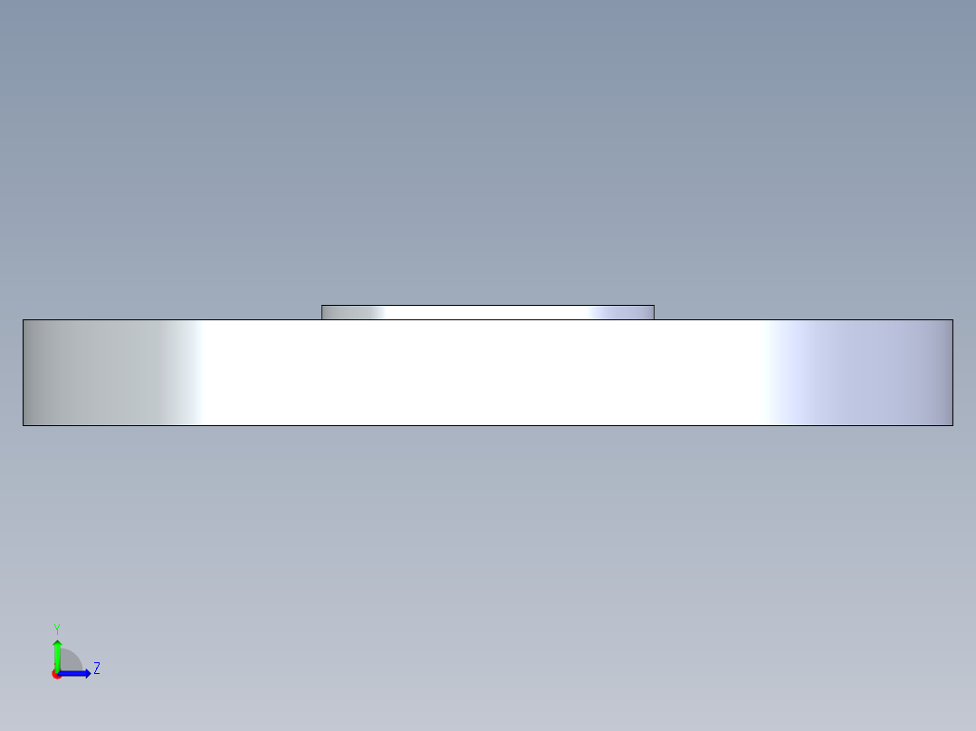 聚氯乙烯配件25-Sch80_Blind Flange_853-007_0.75in左视图