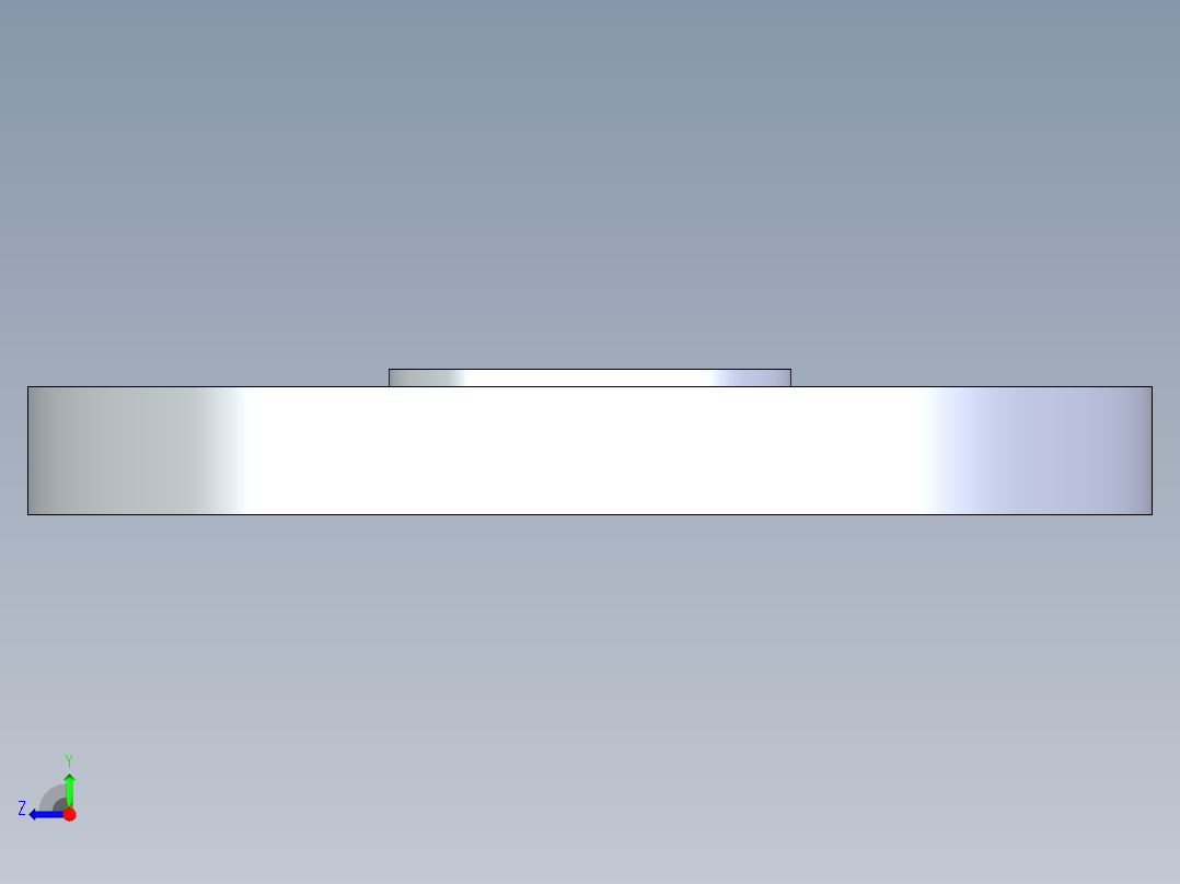 聚氯乙烯配件25-Sch80_Blind Flange_853-007_0.75in右视图