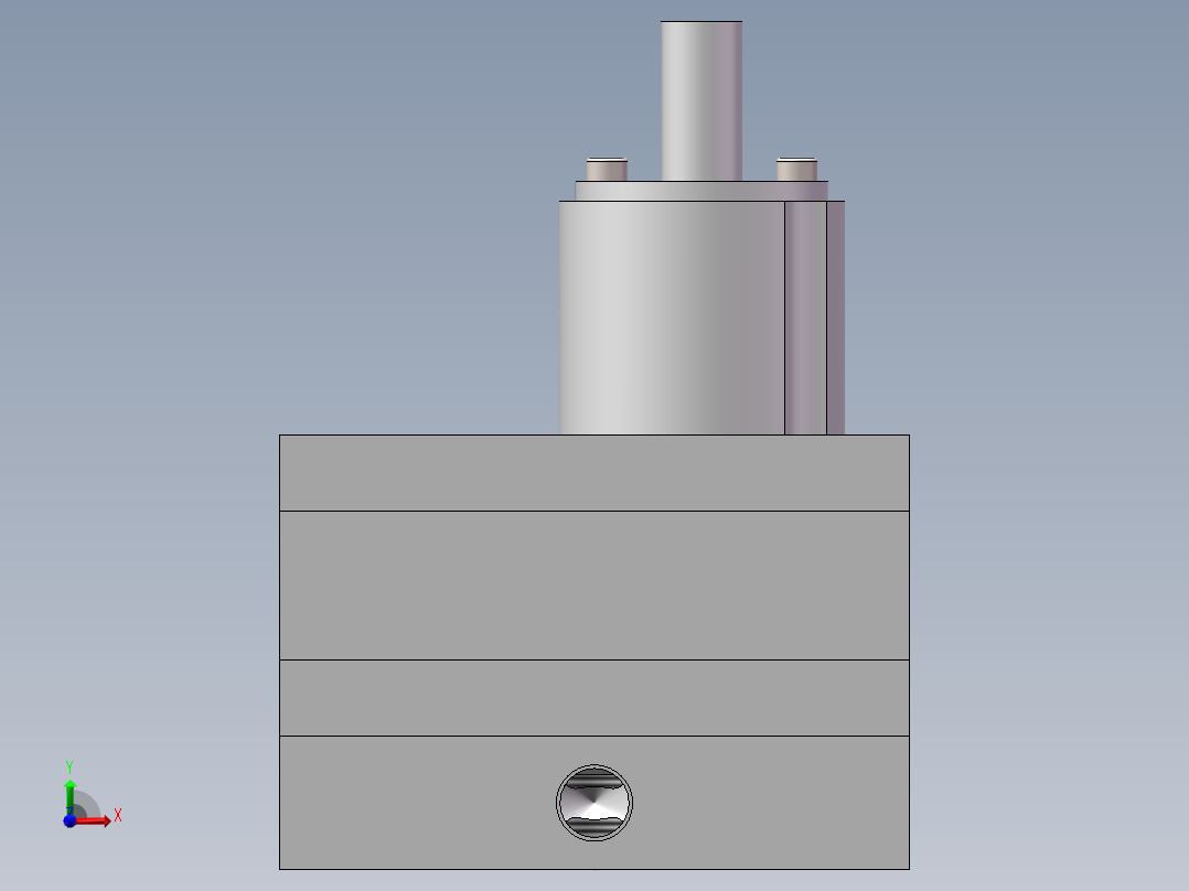 49.20CC齿轮计量泵前视图