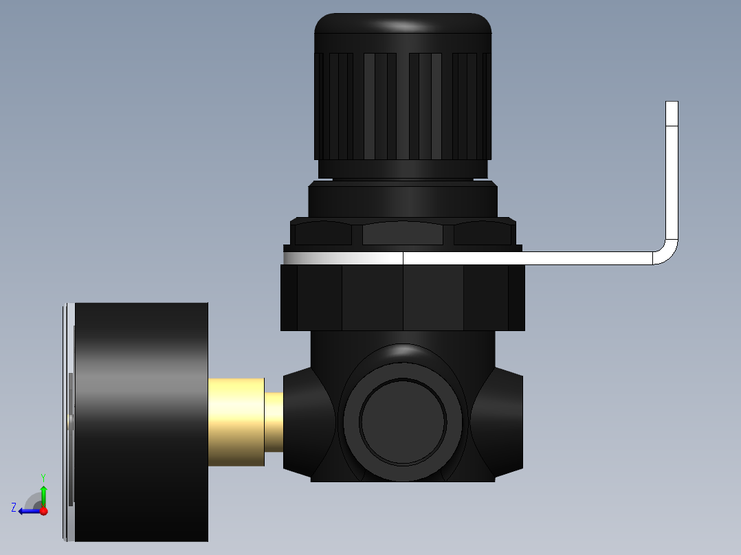 KIT REGULADOR MAN. FIXAD. 1-8 (P1H-XXX)右视图
