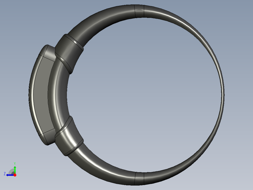 智能手环右视图