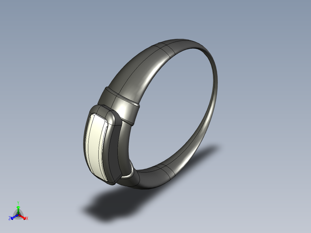 智能手环正等轴测图