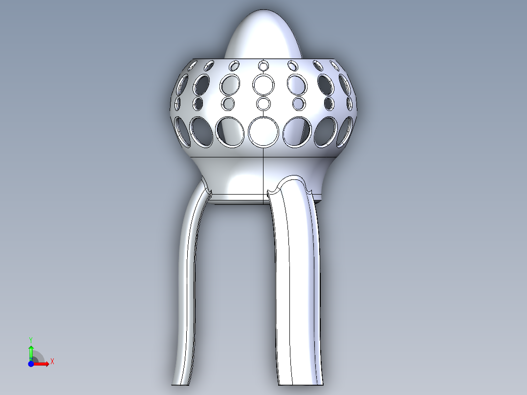 生物发光灯前视图