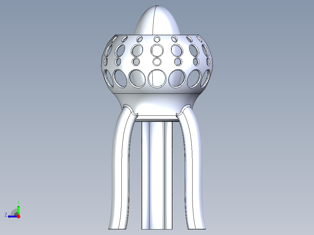 生物发光灯右视图