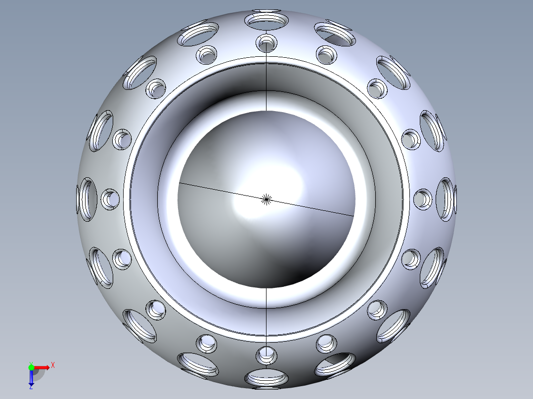 生物发光灯俯视图