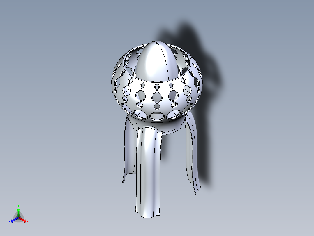 生物发光灯正等轴测图