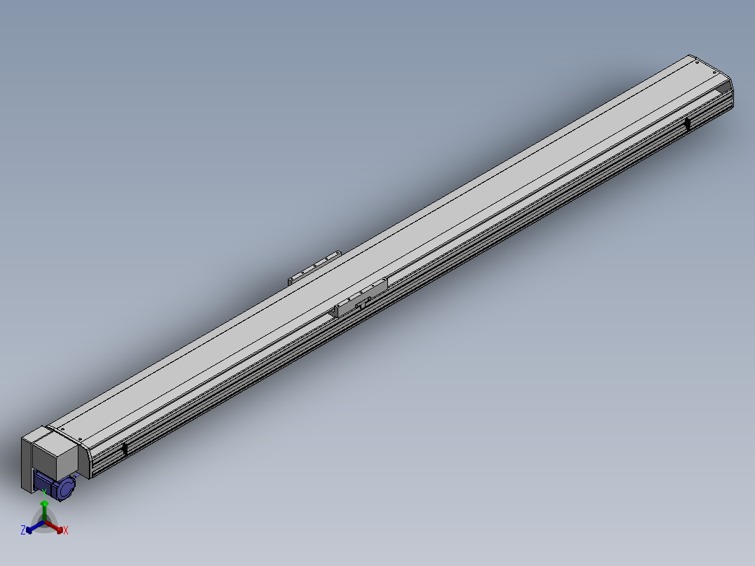 精密模组MT220-L150-2600-LD-M75-C4正等轴测图