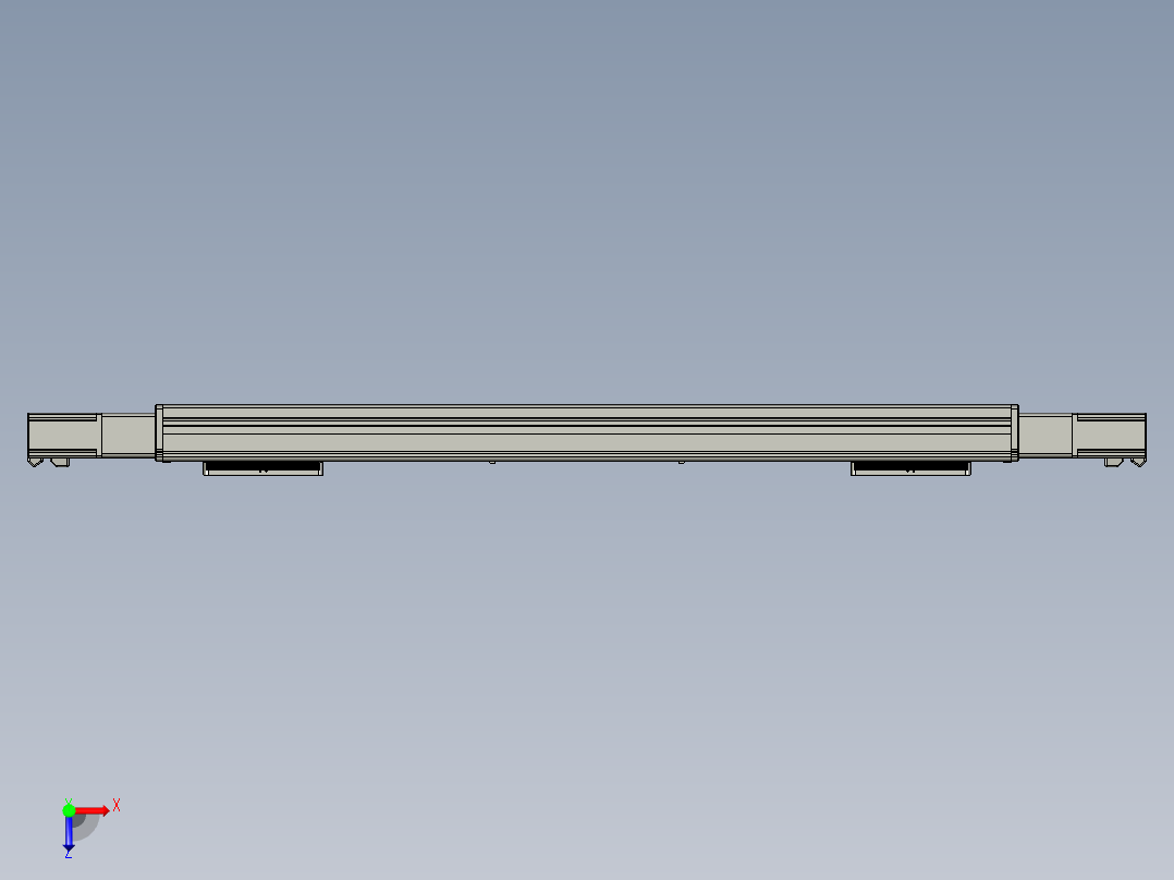 威洛博双电机滑台-VC14D2-S300-BC-P40-C6俯视图