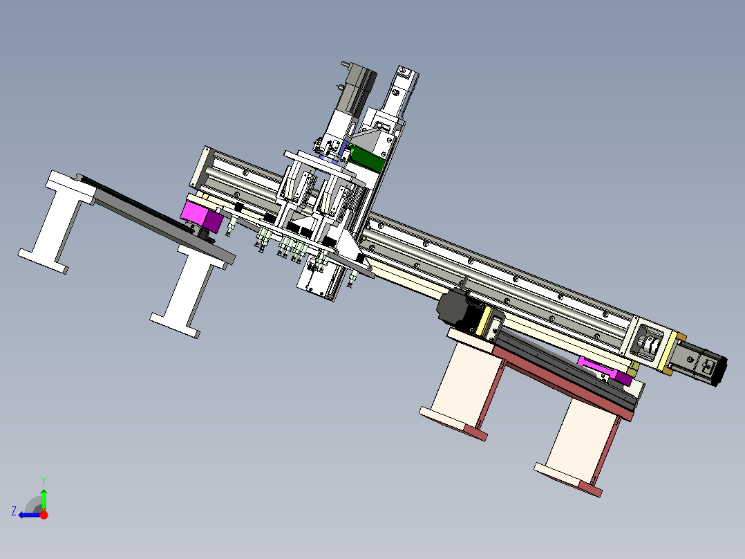 移载转板机械手step右视图