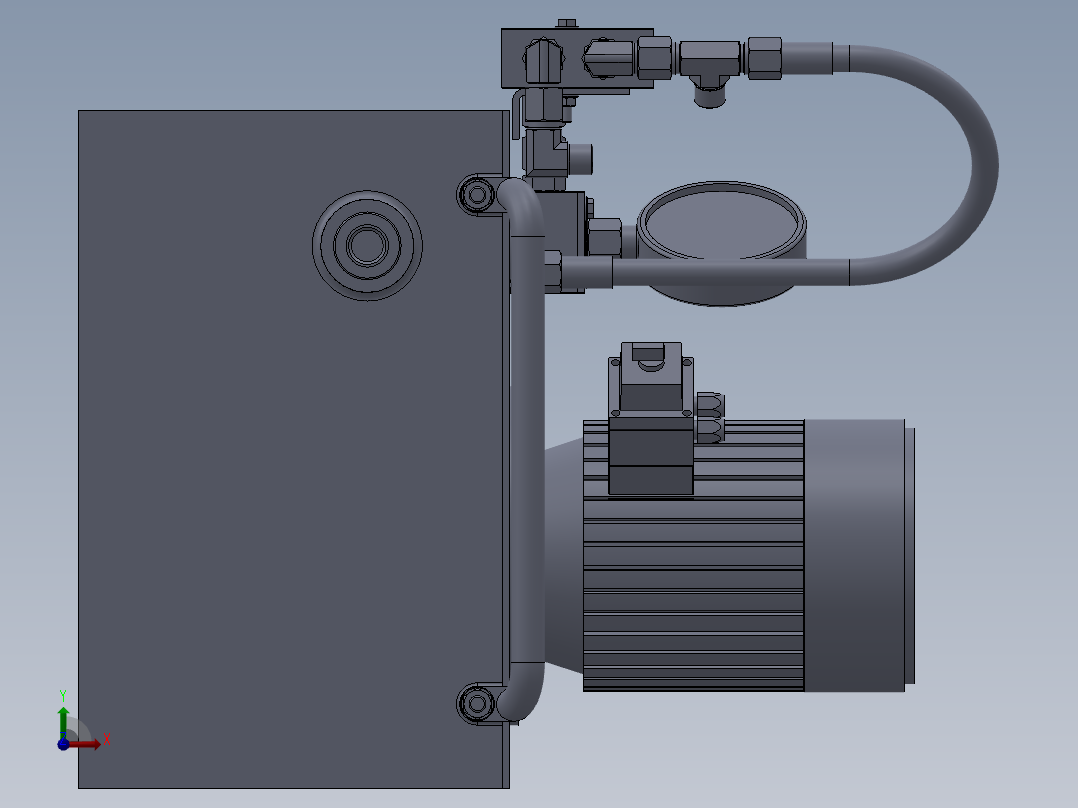 100H型钢提升机sw18可编辑前视图