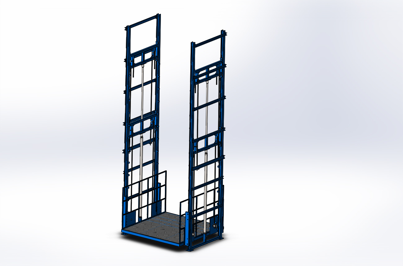 100H型钢提升机sw18可编辑