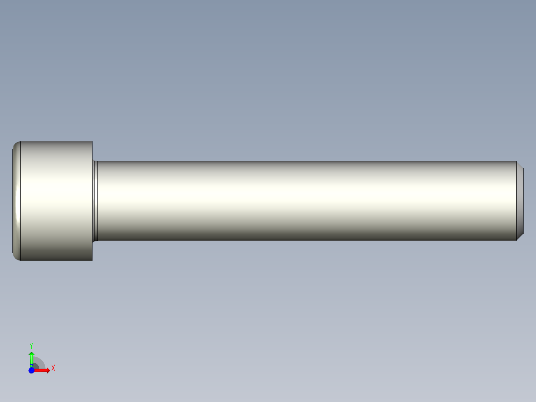螺钉-DIN_912-M12x65.stp前视图