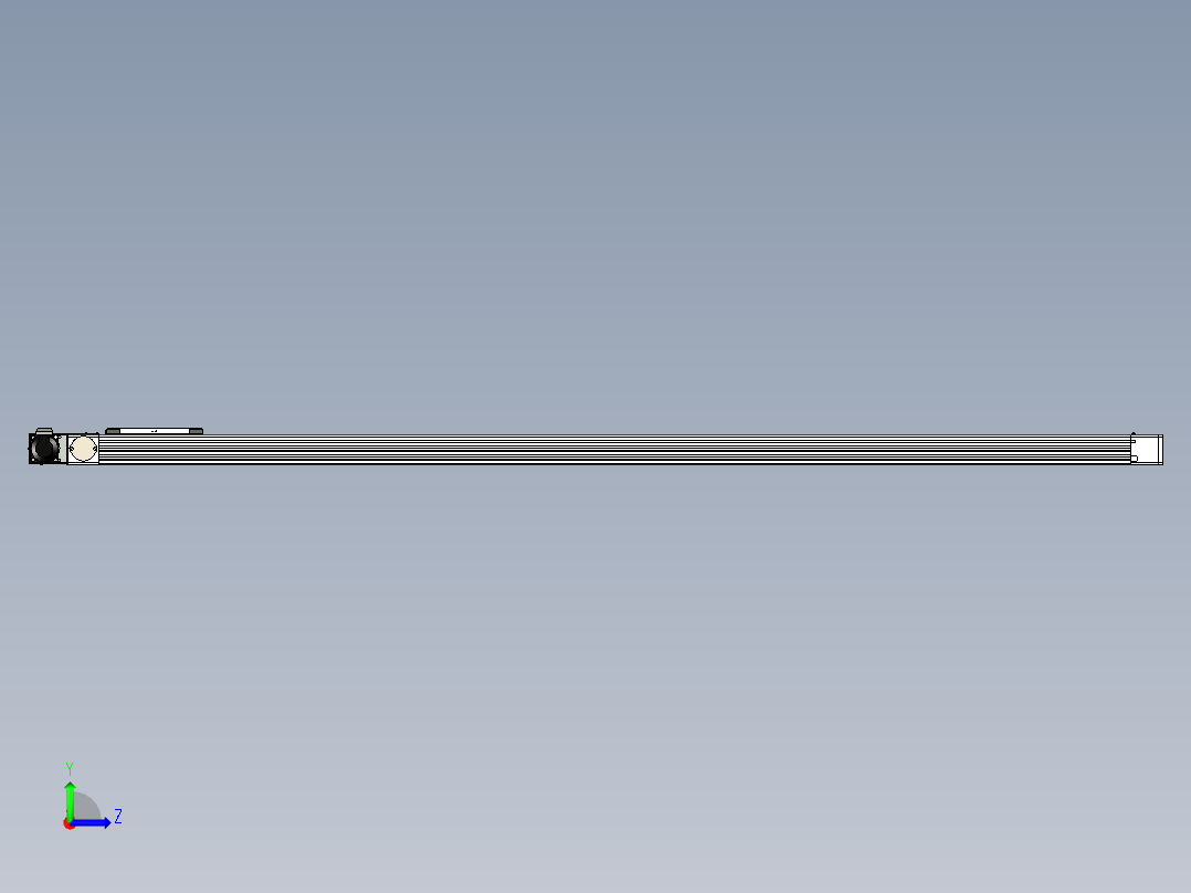 同步带滑台-欧规BC6H-L60-S2000-R-ZP40-D3左视图