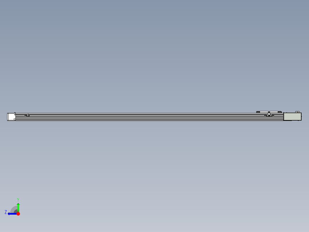 同步带滑台-欧规BC6H-L60-S2000-R-ZP40-D3右视图