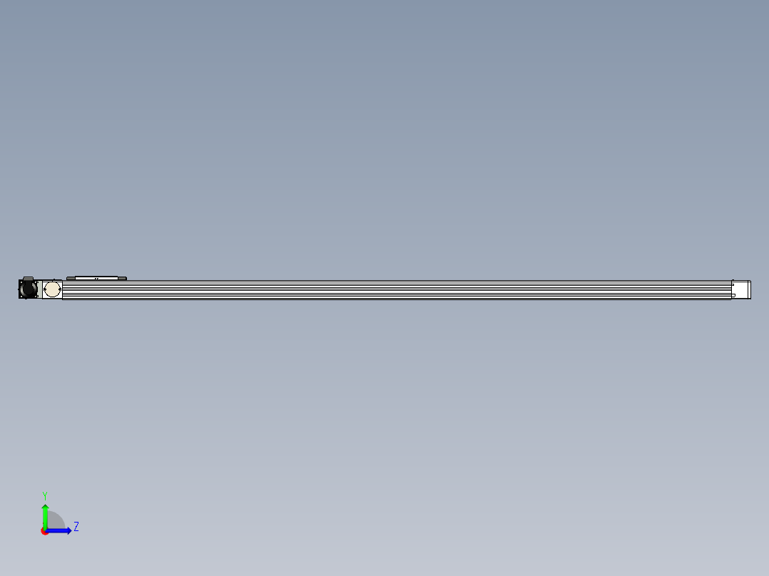 同步带滑台-欧规BC6H-L60-S2100-R-ZP40-D3左视图