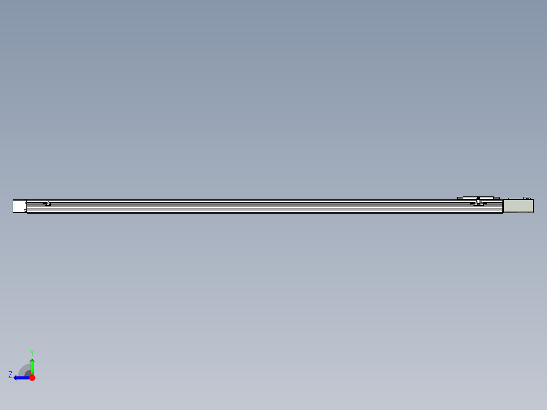 同步带滑台-欧规BC6H-L60-S2100-R-ZP40-D3右视图