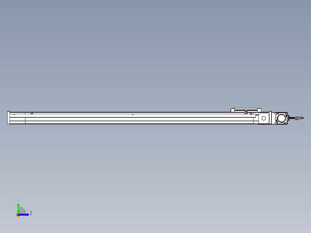 威洛博LB.GB同步带传动--欧规系列LB6A-L65-S1150-BL左视图