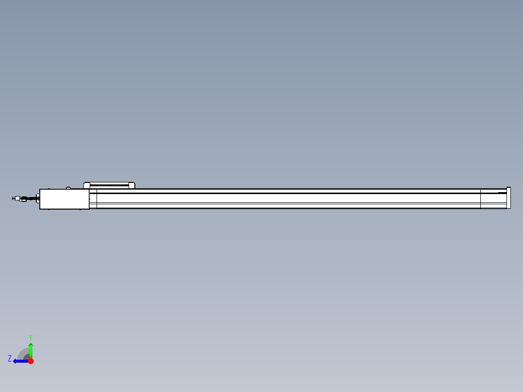 威洛博LB.GB同步带传动--欧规系列LB6A-L65-S1150-BL右视图