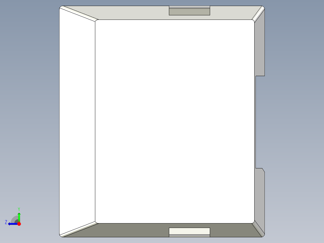 基恩士KV-endunit_kc图纸模型右视图