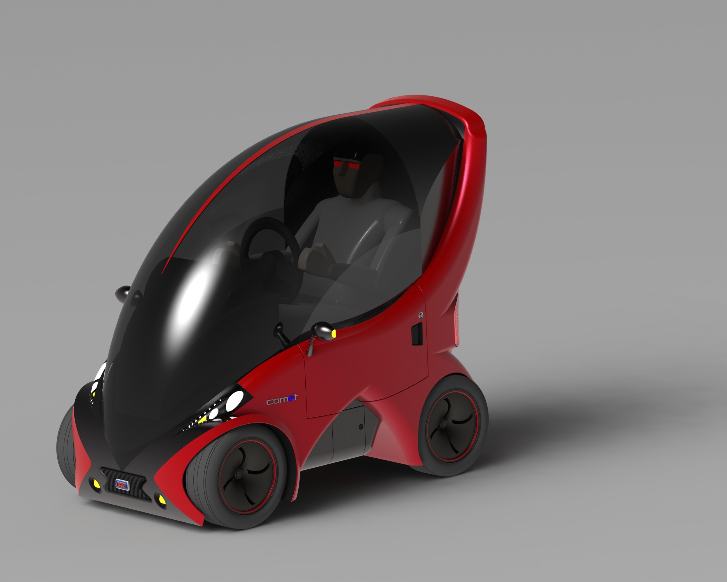 单人概念环保小汽车图纸