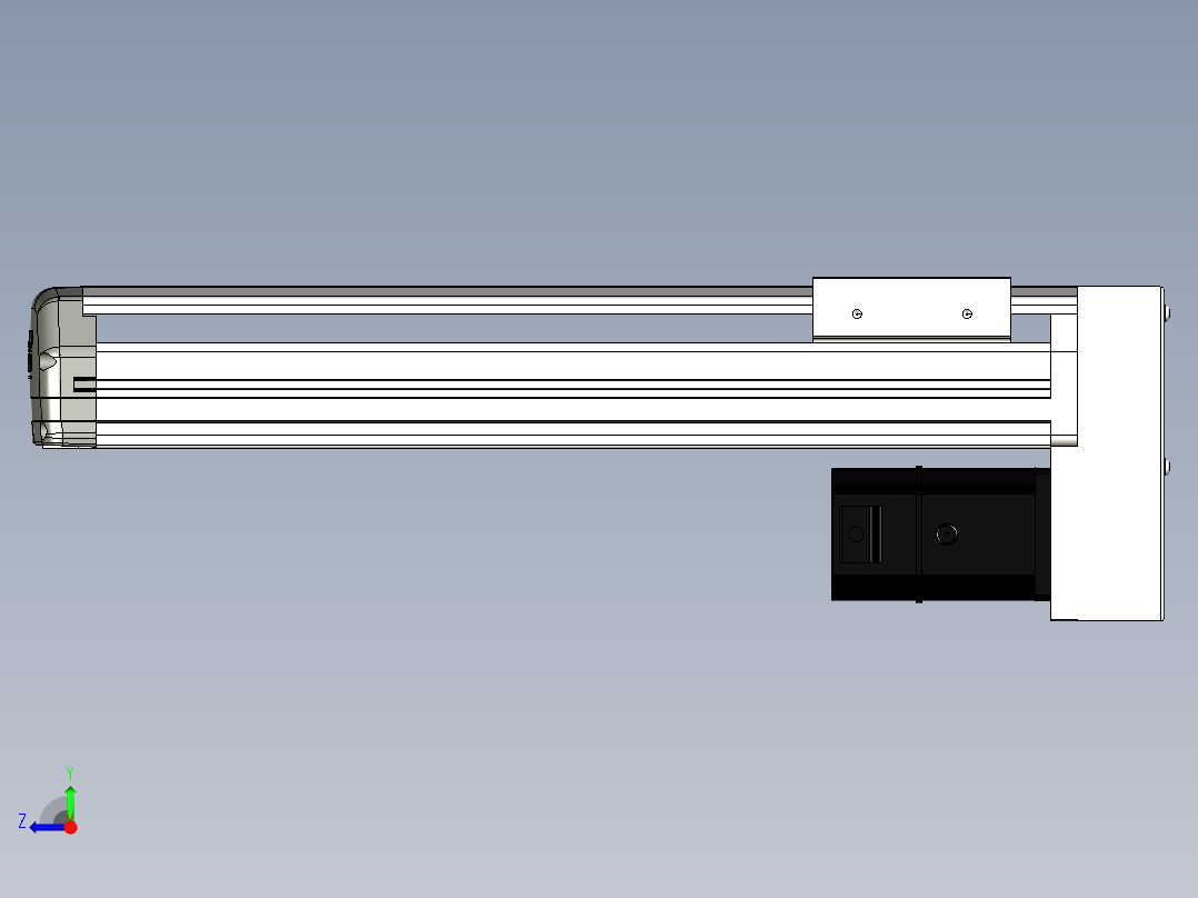 Toyo东佑达直线模组-ETH13-300-BM-200W右视图