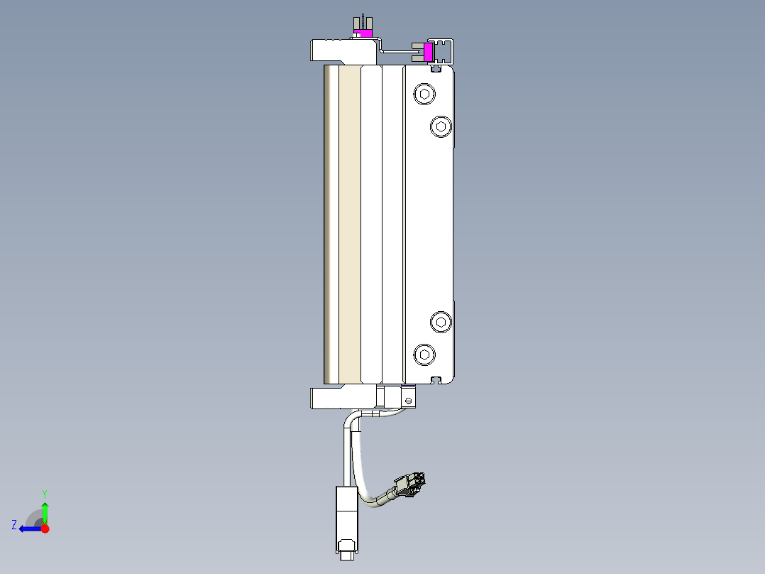威洛博VL系列3d模型模组2VL22H1Y-S3150右视图