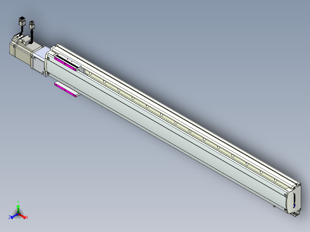 威洛博QF系列模组QF10-Lxx-C-S840-BC-ZP40-C3正等轴测图