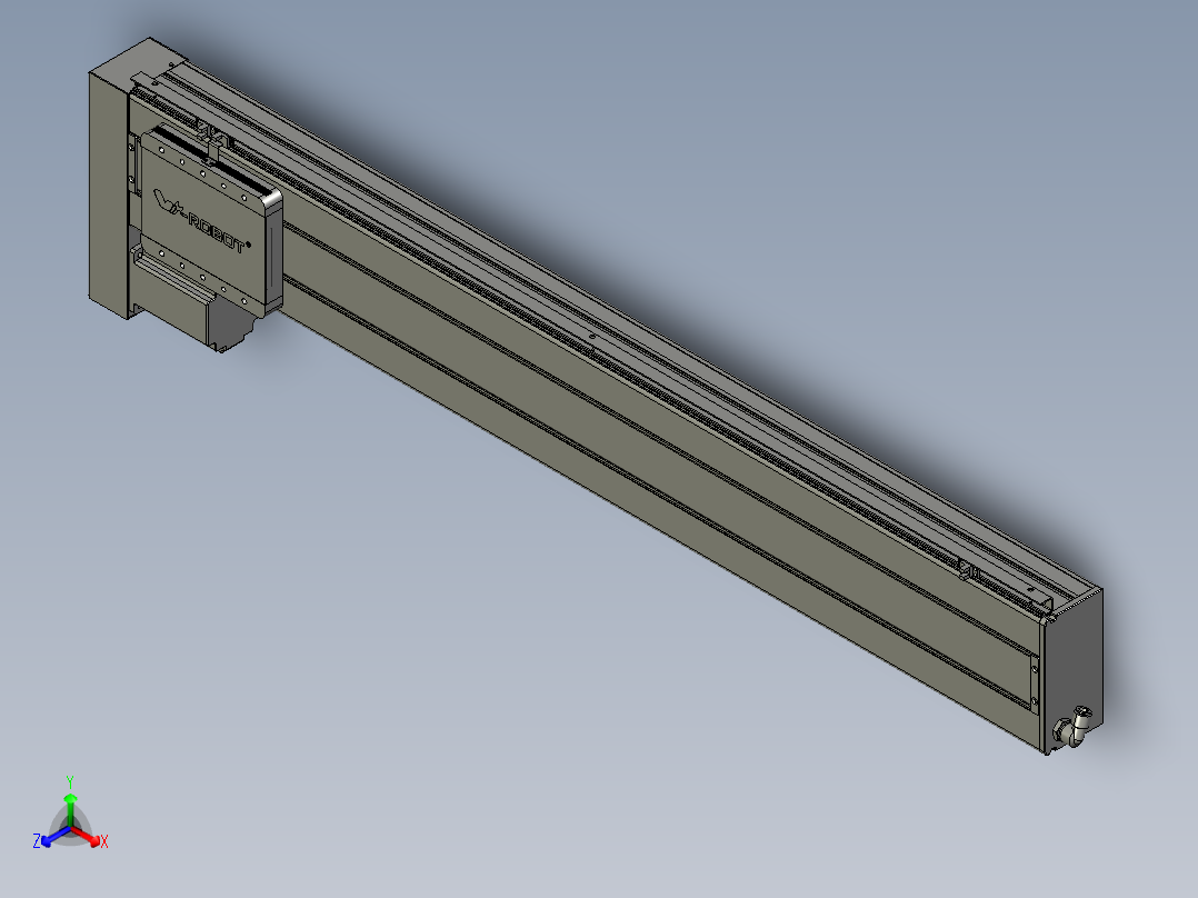威洛博VC17-S1050-BL-P75正等轴测图