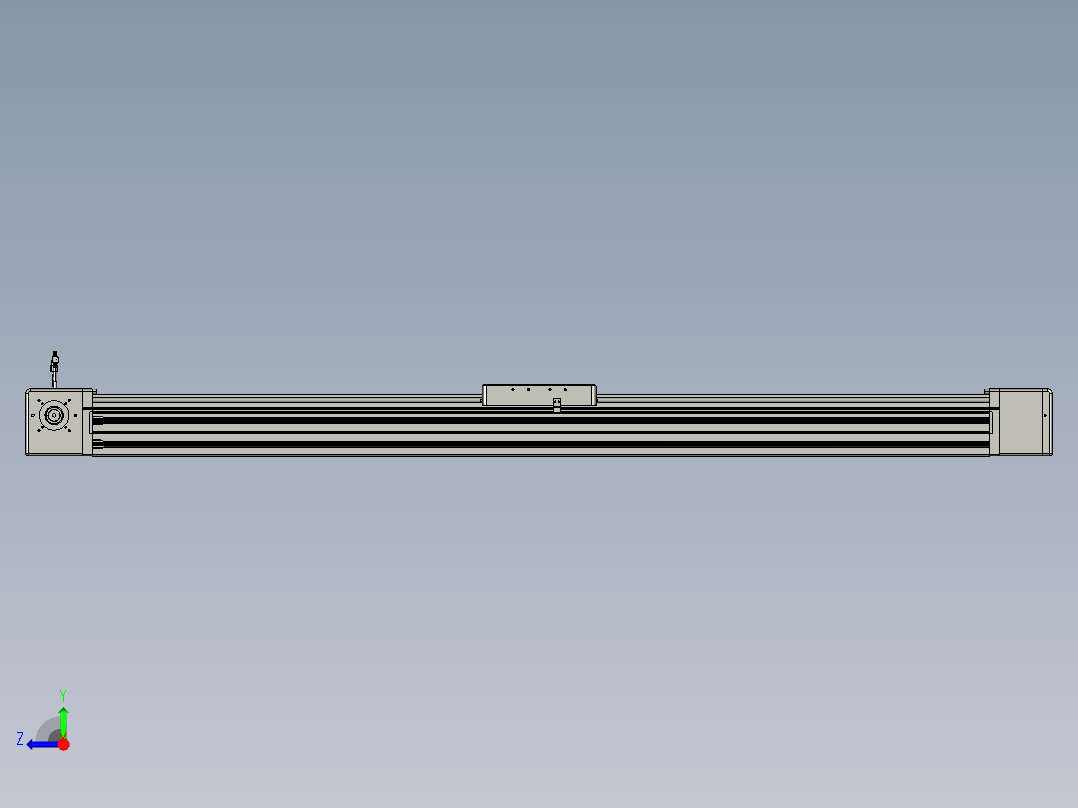 威洛博直线电机模组EB20-L224-S1600-R-ZP75-MS3-5K右视图