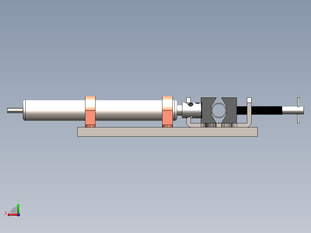 管式切口机后视图