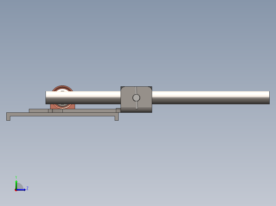管式切口机左视图